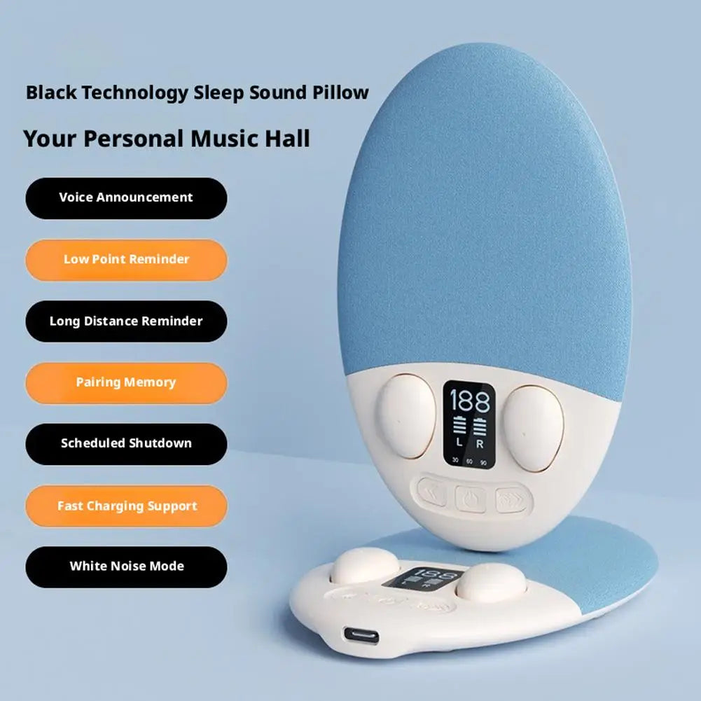 Mini Sleeping Aid Bluetooth Speaker Bluetooth Under Pillow Machine With White Noise 30/60/90 Min Timer for Bed Bedroom Bedside