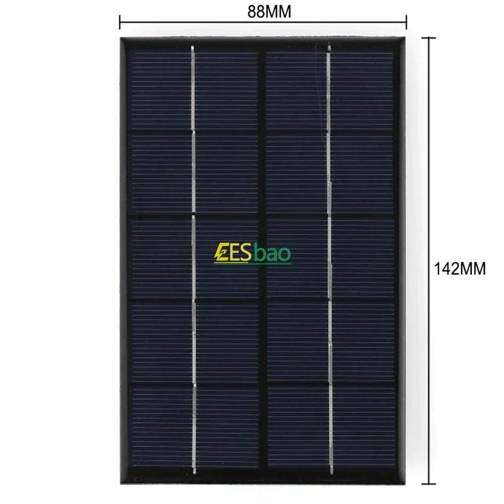 5V USB Solar Charger Outdoor Portable Waterproof Hiking Camping for Power Bank Phone Small Electronics  portable solar panel