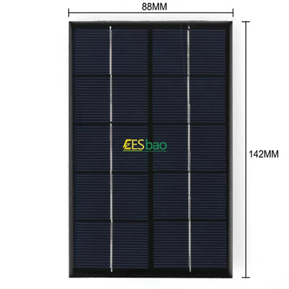 5V USB Solar Charger Outdoor Portable Waterproof Hiking Camping for Power Bank Phone Small Electronics  portable solar panel