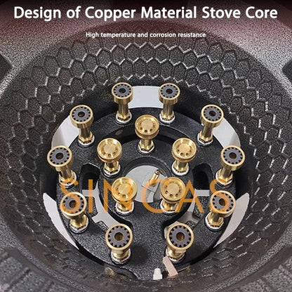 Fierce Fire Stove Commercial Low Pressure Gas Stove Restaurant Liquefied Gas Stove Stir Fry Stove with Flameout Protection