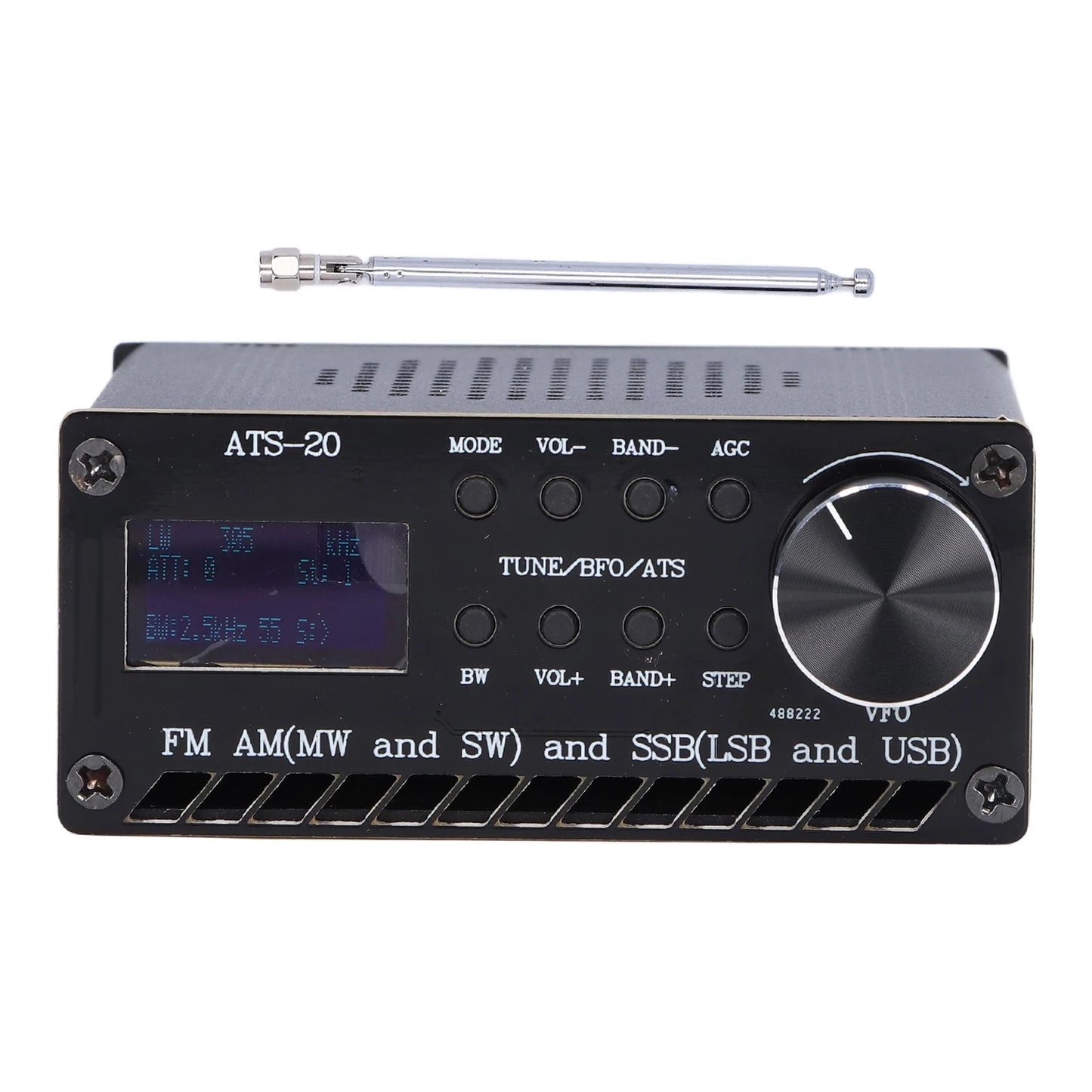 ATS-20 Radio Full Band Receiver DSP FM AM SSB Si4732 Portable Rechargeable with Antenna