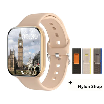 New Watch 10 Smart Watch Men Body Temperature BT Call NFC Always on Display GPS Sport Watches Women Smartwatch For Apple Android