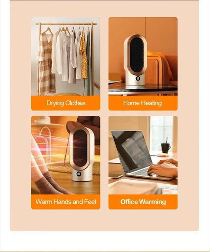 PTC heater, household heater, small electric heater, small sun desktop heater, ceramic hot air fan, European/American standard