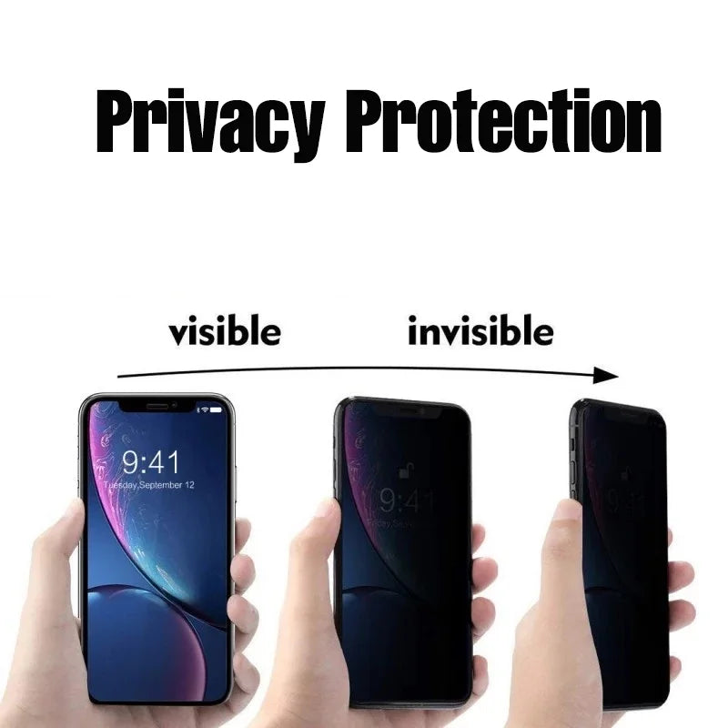 3Pcs Anti-Spy Hydrogel Film iPhone 17 16 15 14 13 12 11 Pro Max Privacy Screen Protectors Protective Film 14 Plus Not Glass 16E by PDG ibma