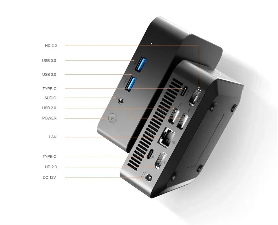 Hotselling Portable Intel N150 Windows 11 16GB RAM 512GB 1TB SSD Gaming Mini Computer WiFi 6 Desktop Mini PC Computer