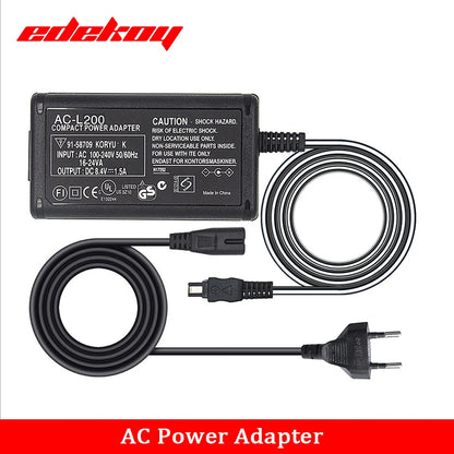 AC-L200C L200B L200D L25B AC Power Adapter Camcorder Charger for Sony Handycam DCR-SX/SR/HC/PC/DVD/HDR-CX/HDR-XR/NEX-VG Series