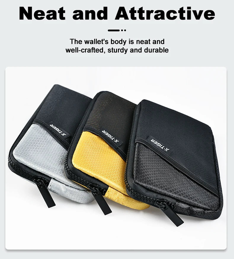 X-TIGER Bicycle Phone Bag Cycling Jersey Bag Lightweight and Portable Multifunctional Handbag Wallet Cycling Equipment