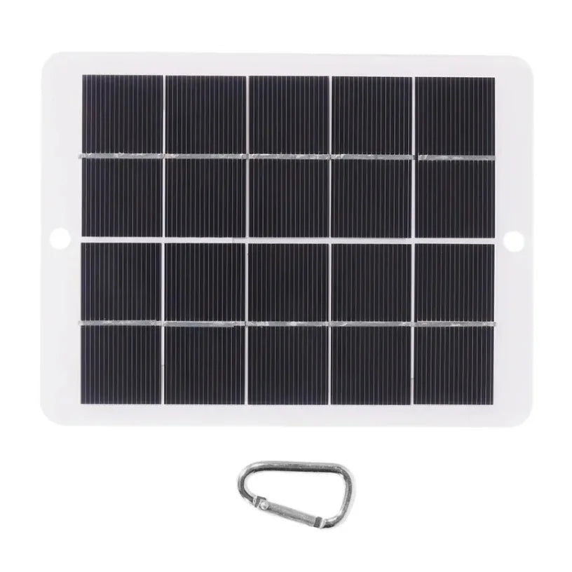 Portable 3W 5V solar panel Multipurpose Phone Camping Fan Light solar charger USB Solar Panel For Outdoors Emergency Supply