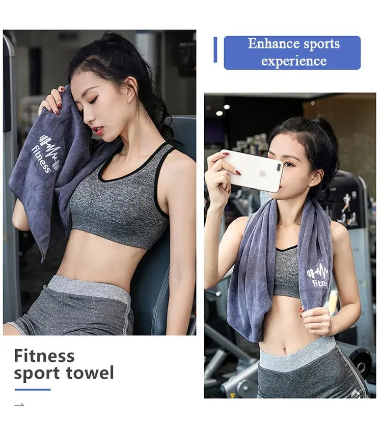 Fitness Towel for Sports Multifunctional Quick-Drying Towel Gym Equipment Sweat Pad Towel Swimming Towel Microfiber Pool Towels