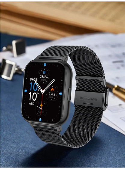 LIGE 2026 New Health Monitor 1.83" HD Screen Fitness SmartWatch Call Reminder Bluetooth Call Waterproof Smart watch Men Women