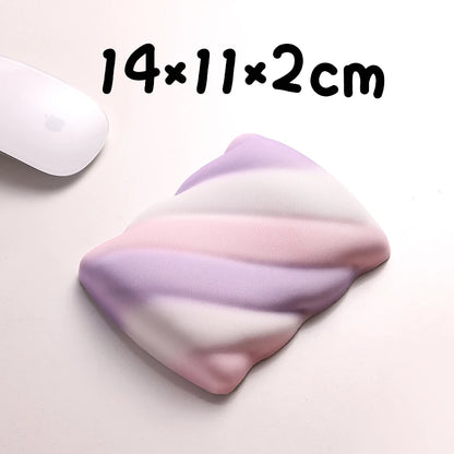 Mouse Wrist Rest Ergonomic Memory Foam Anti-Slip Rubber Base Keyboard Wrist Rest Support and Mouse Pad Wrist Rest for Computer