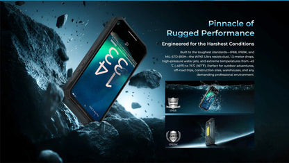 OUKITEL WP61 Ultra Rugged Phone 20000mAh, 6.78'' HD+ 36GB(12+24)+512GB ROM, 108MP Android 16 NFC 5G Smartphone - Thermal Imaging