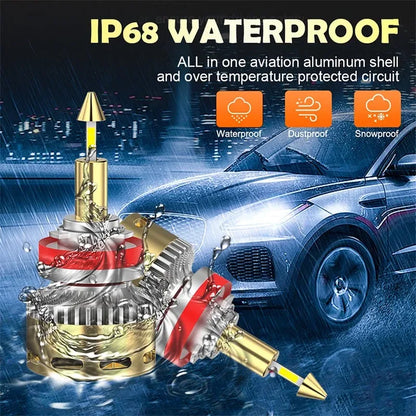 H4 H7 LED Headlights Bulbs CANBUS H1 H8 H9 H11 5500W High Birghtr Diode Lamps HB3 HB4 9005 9006 For Car Projector Lense 6500K