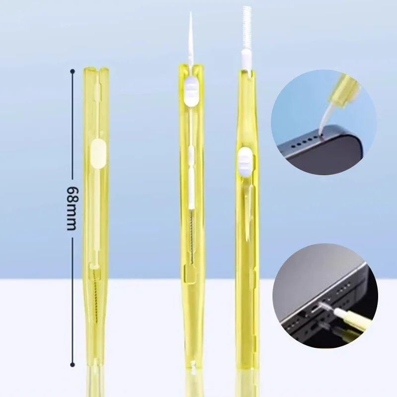 USB C Charging Port Universal Mini Cleaning Brush Metal Dust Plug Removal Cleaner Kit For IPhone Xiaomi Earphone Clean