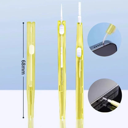 USB C Charging Port Universal Mini Cleaning Brush Metal Dust Plug Removal Cleaner Kit For IPhone Xiaomi Earphone Clean