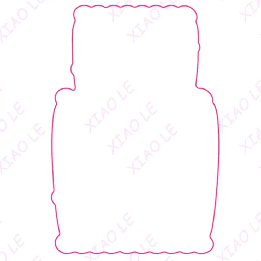 Birthday Bash Icing on the Cake Metal Cutting Dies And Stamps DIY Scrapbooking Card Stencil Paper Cards Handmade Album Stamps