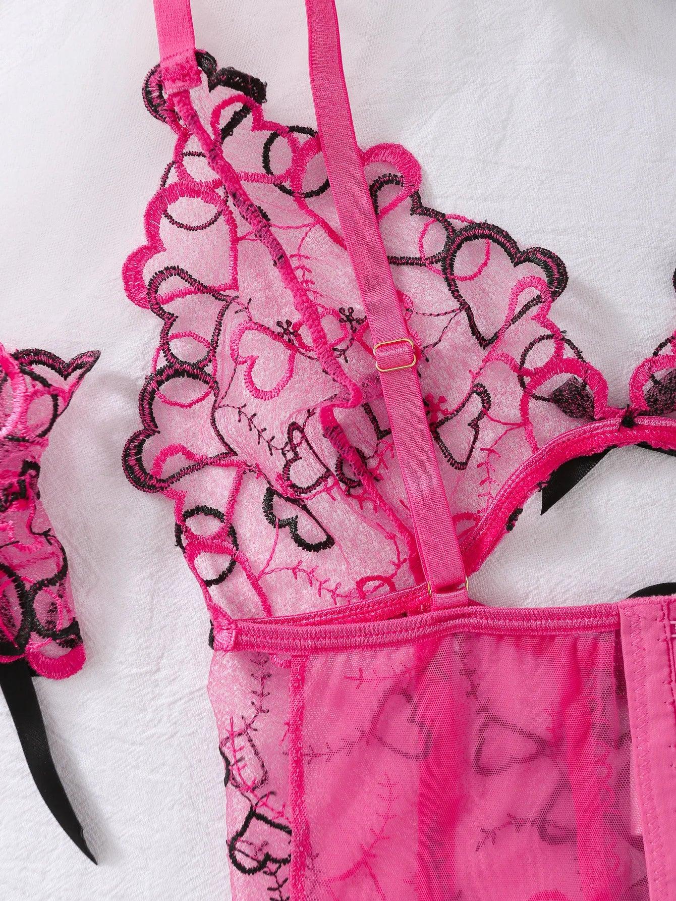 Diccvicc Women Underwear Lace Up Corset Tops Panty Set Onlyfans Darling Lingerie Sexy Intimates Romantic Outfits Female Clothes