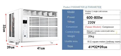 Compressor Window Machine Window Air Conditioner Single Cold Cooling and Heating 1P 2P Mobile Air Conditioner All-in-One Machine