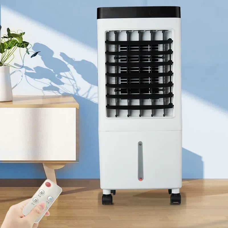 Air Conditioning Fan Large Wind Powerful Cooling Mobile Chiller can be remotely timed central Air Conditioning 220V 10L