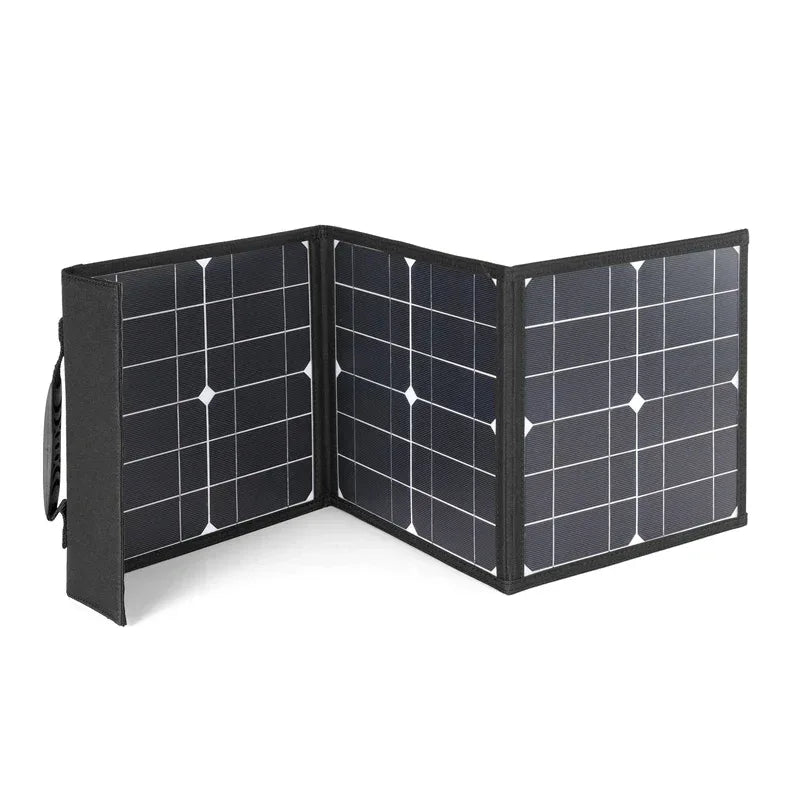 100W Foldable Solar Panel DC+USB Fast Charging 18V Portable Folding Bag Power Bank for Mobile Phone Camping Outdoor Emergency