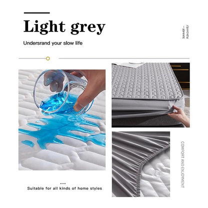 Waterproof Thicken Mattress Pad Protector Skin-Friendly Durable Fitted Sheet Bed Cover Latex Mat Cover 120x200 150x200 180x200