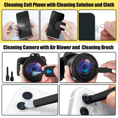 20-in-1 Multifunctional Phone Cleaning Kit Portable Mini Cleaning Brush Tool for iPhone AirPods Mechanical Keyboards Phone scree