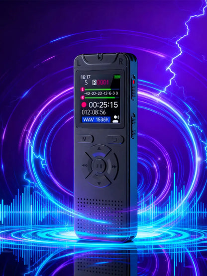 Digital Voice Activated Recorder with Playback MP3 Player Sound Audio Recorder Professional Mini USB Flash Drive Recording