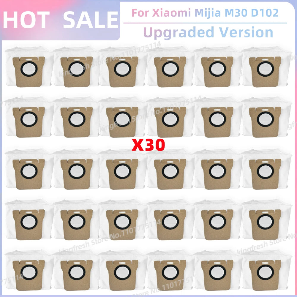 Fit For Xiaomi Mijia M30 D102, Xiaomi X20 Pro D102GL / X20 Max D109GL Parts Main Side Brush Filter Mop Cloth Dust Bag