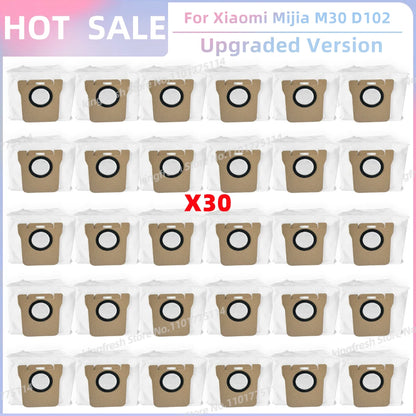 Fit For Xiaomi Mijia M30 D102, Xiaomi X20 Pro D102GL / X20 Max D109GL Parts Main Side Brush Filter Mop Cloth Dust Bag