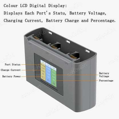 For DJI Mavic Mini 2/SE Mini 4K Battery Charging Hub Drone Battery Charger Charge 2/3-Way Battery Mini 2/SE Drone Accessories