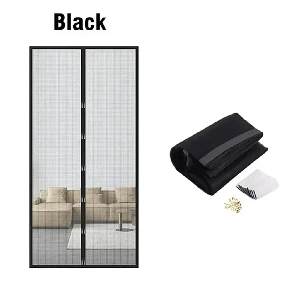Magnetic Anti-Mosquito Net Anti Bug Fly Mouse Door and Window Screens No Punching Required Automatic Closing Curtains