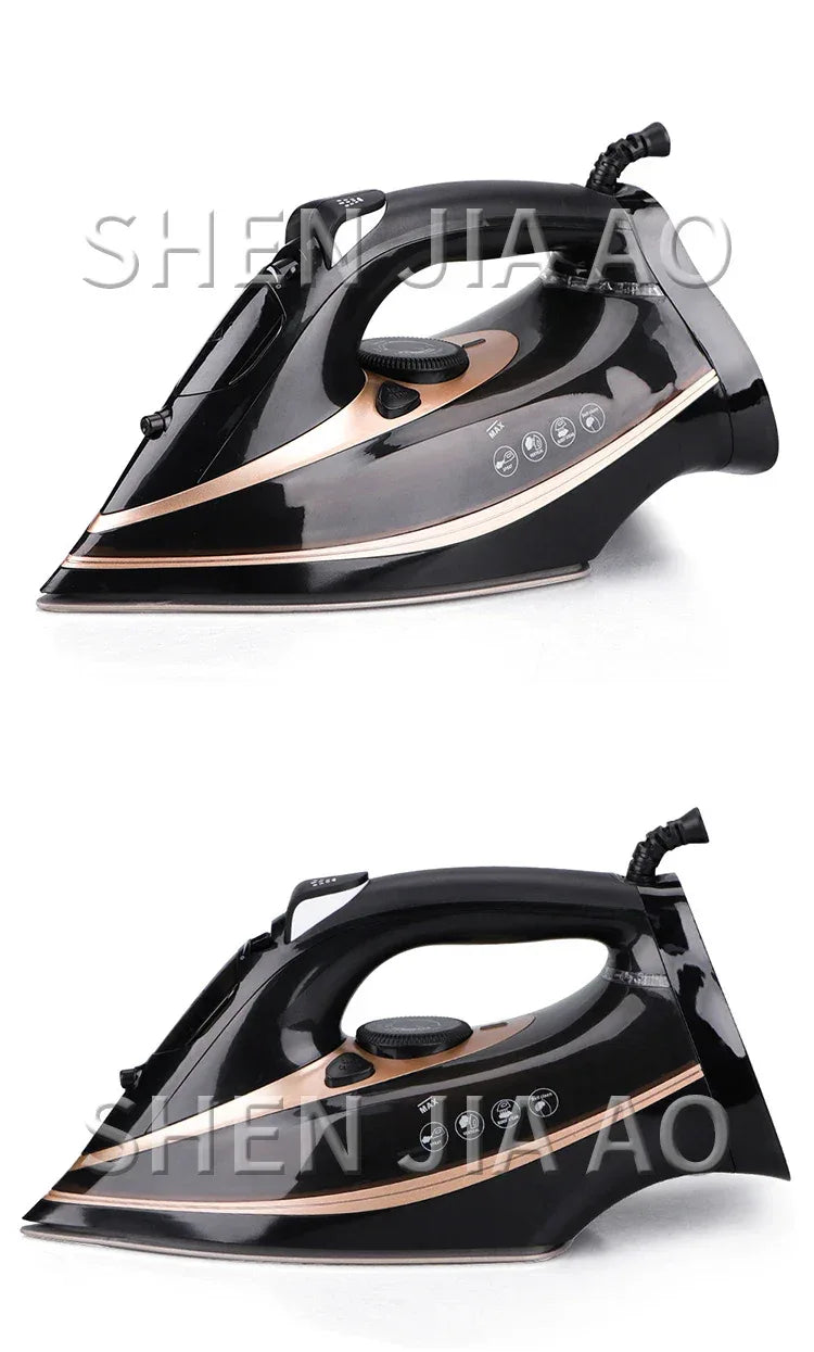 Electric Steam Iron Home Appliance Handheld Cloth Iron for Clothes Ceramic Plate Large Steam 2200W for household