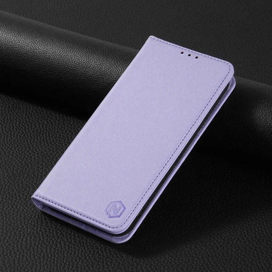 Wallet Skin friendly Magnetic Card Slot Flip Leather Case For Xiaomi 14T Poco X7 C75 M7/X6 Pro Redmi 14C 13 A4 Note 14 Pro+ 14S