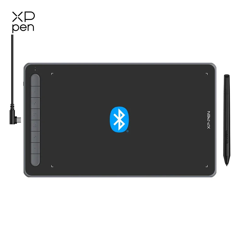XPPen Deco LW Graphic Digital Tablet Drawing Pen Tablet Wireless Bluetooth V5.0 Tilt Supported Battery-free Stylus 8192 Levels