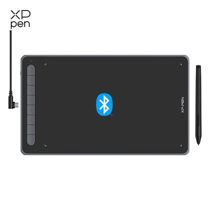 XPPen Deco LW Graphic Digital Tablet Drawing Pen Tablet Wireless Bluetooth V5.0 Tilt Supported Battery-free Stylus 8192 Levels