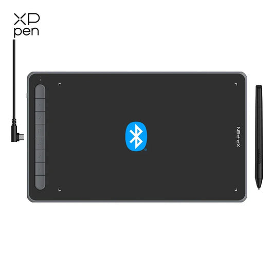 XPPen Deco LW Graphic Digital Tablet Drawing Pen Tablet Wireless Bluetooth V5.0 Tilt Supported Battery-free Stylus 8192 Levels