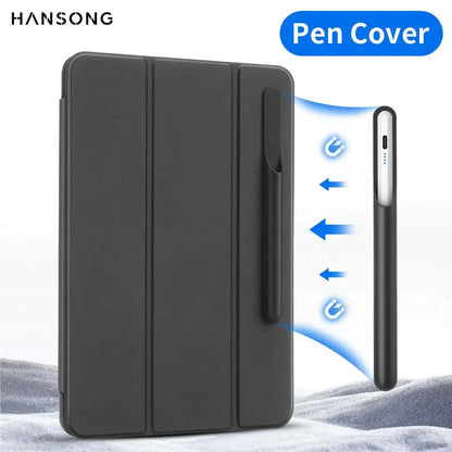 Tilus Pen Case Wooden Stick Tablet Holder Silicone Cover For Protective Touch Screen Pen Holder With Suction And Self Adhesive