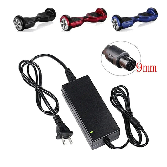 DC42V 2A Universal Lithium Battery Charger For 36V Hoverboard Self-Balancing Scooter 100-240V AC Power Adapter EU US