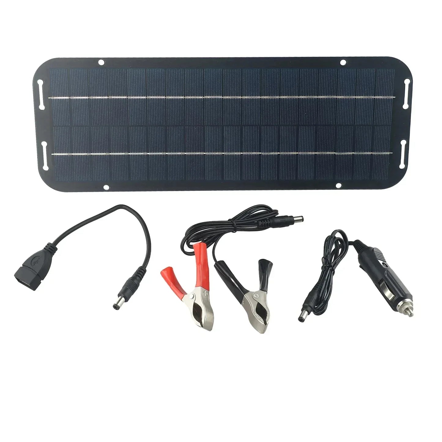 Monocrystalline Solar Cells Solar Battery Trickle Charger 12V Olt Power Solar Panel Solar Battery Charger Car Van Boat Kit