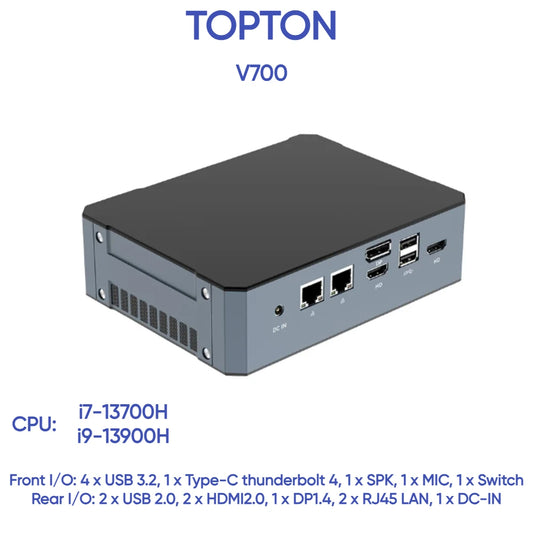 Super Deal Mini PC 13th Gen Intel i9-13900H Mini Computers(14 Cores,20 Threads) 64GB DDR4 & 4TB SSD Windows 11 Desktop PC WiFi by PDG ibma