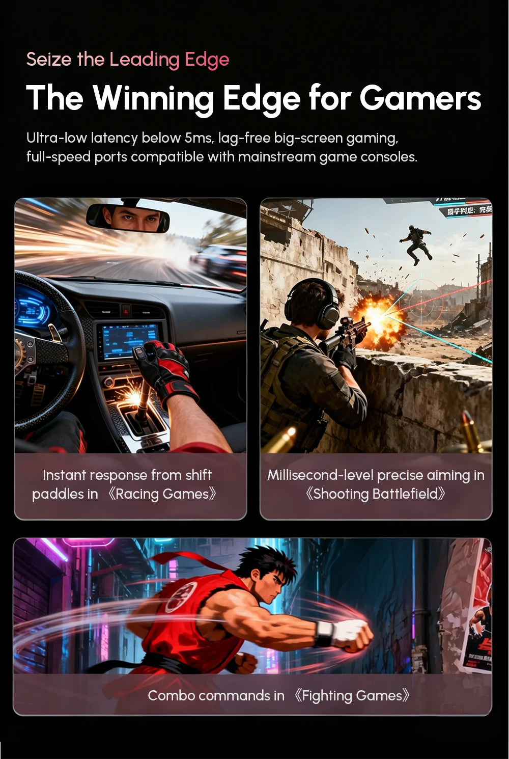 Official Google TV 4K Smart Projector Netflix Certified Native 1080P Dolby Audio WiFi6 Auto Focus HDR Home Theater HDMI BT5.4