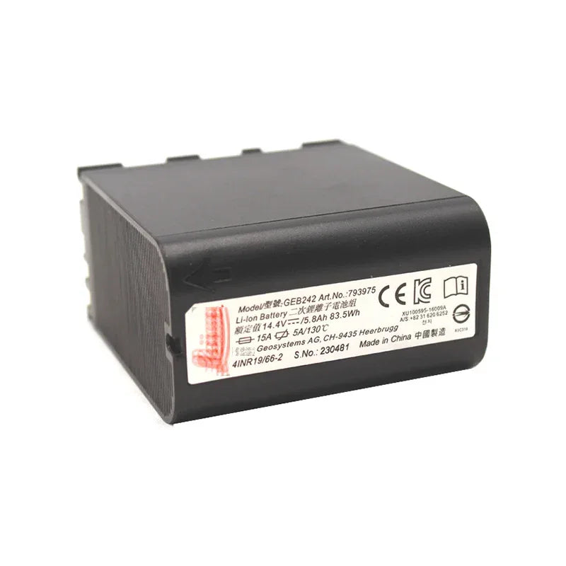 14.4v 5800mAh Li-ion battery GEB242 for Leic TS30/50/60 TM30/50/60 total station