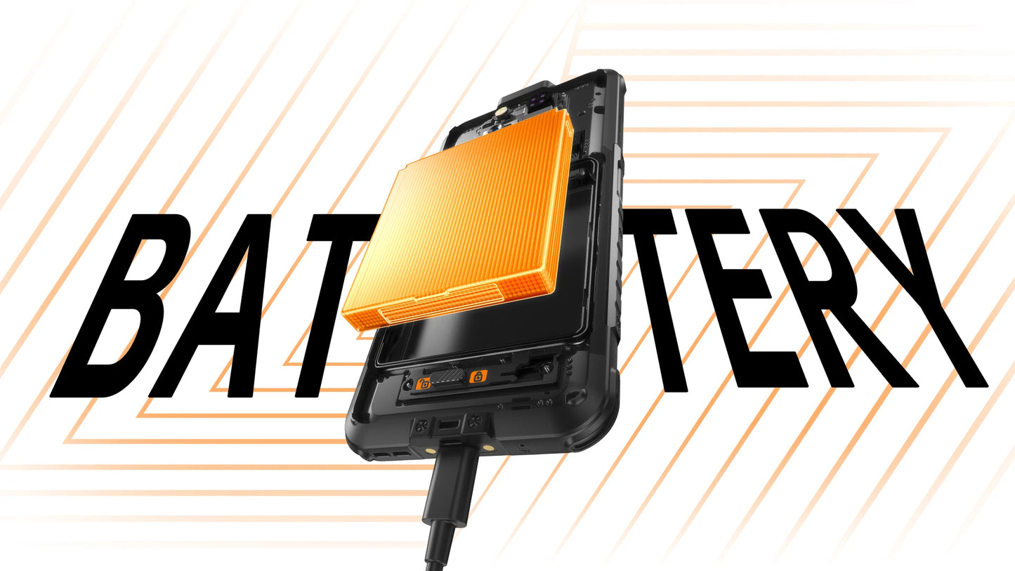 RugOne Xever 7 5G Rugged Phone Android 15 Smartphone 512GB ROM 12+12GB RAM 6.67" 120Hz AMOLED NFC 5500mAh Swappable Battery