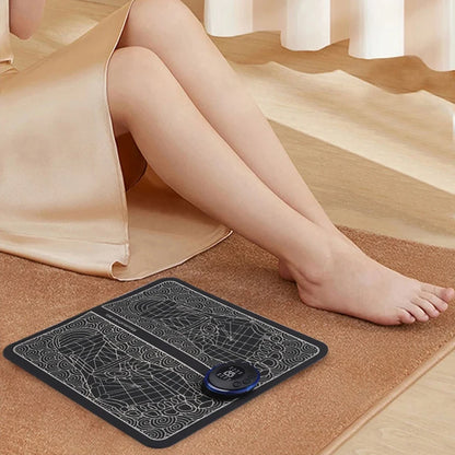 Foot Massager EMS Rechargeable Massage Mat Foot Relaxation Pads Electric Foot Massage Tool To Relieve Sore Feet Home Fitness