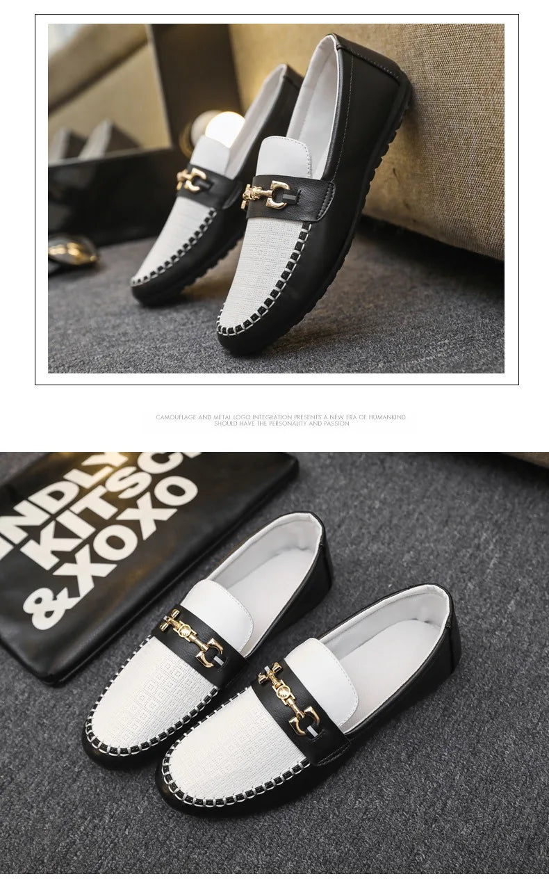 2026 Spring Autumn New Men's Sports Shoes Fashion anti-slip sneakers Casual PU Leather Business Shoes Versatile Work Shoes