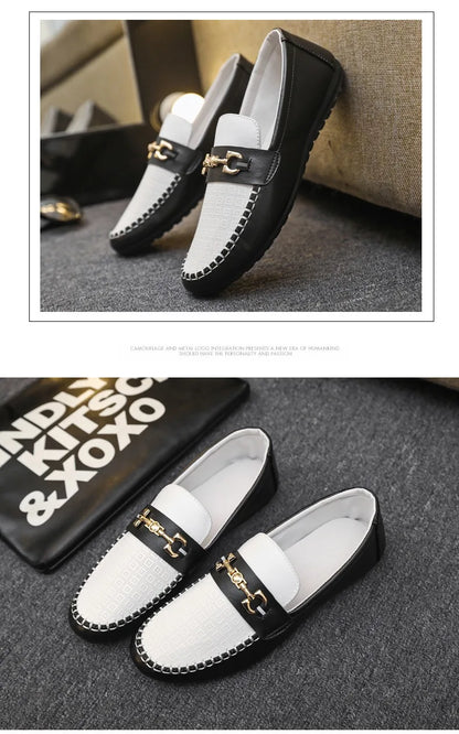 2026 Spring Autumn New Men's Sports Shoes Fashion anti-slip sneakers Casual PU Leather Business Shoes Versatile Work Shoes