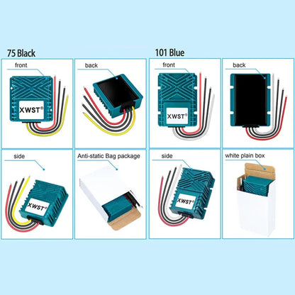 XWST DC DC 9-35V 12v 24v to 12.6v 13.8v 14.5v Constant Current  5A-25A CC Ternary Lithium Lithium Iron Phosphate Battery Charger
