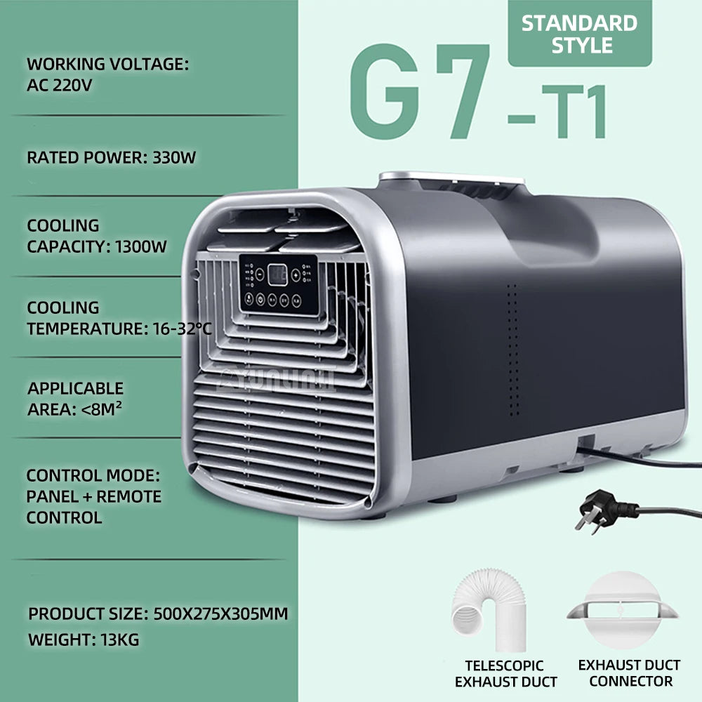 Mobile Air Conditioner Mobile Compressor Airconditioning Portable Camping Outdoor Low Consumption Conditioner