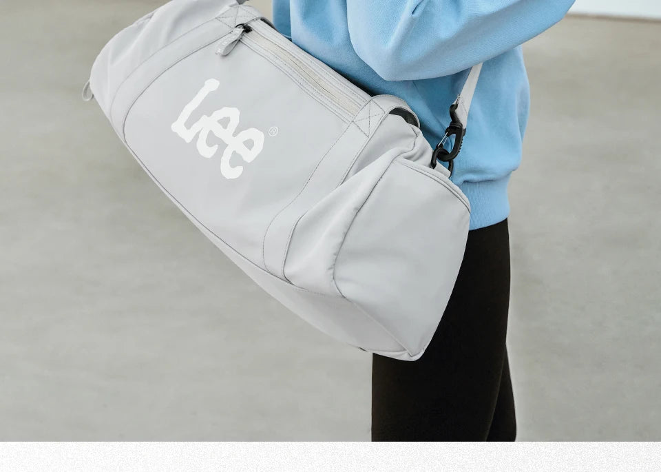 LEE Waterproof Sports Fitness Gym Bag Women Men Large Capacity Yoga Shoe Compartment Dry Pocket Luggage Travel Bag