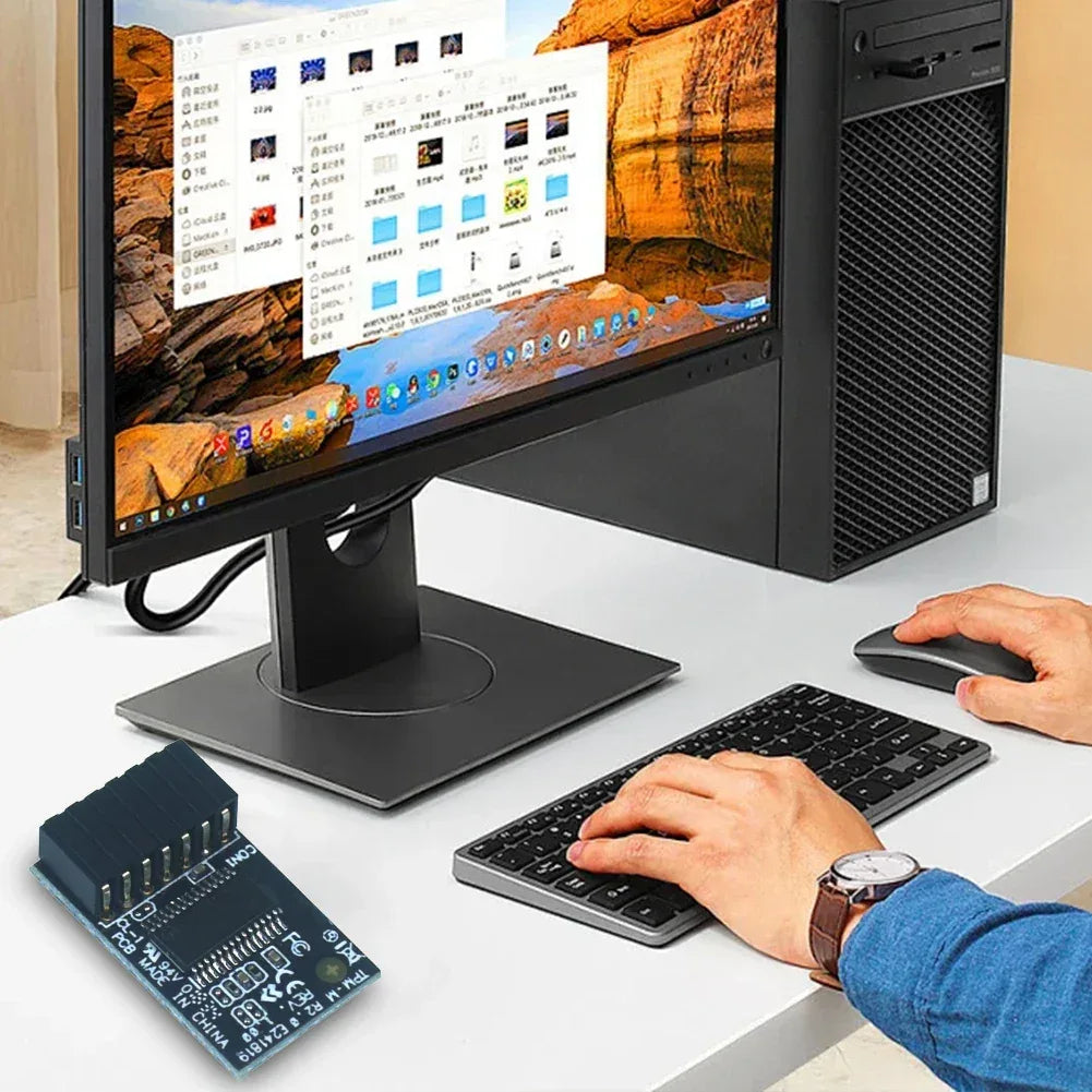 For Asus TPM-M R2.0 TPM Module LPC 14-1 Pin TPM-M R2.0 Hardware Security Chip Trusted Platform Module for Asus Motherboards